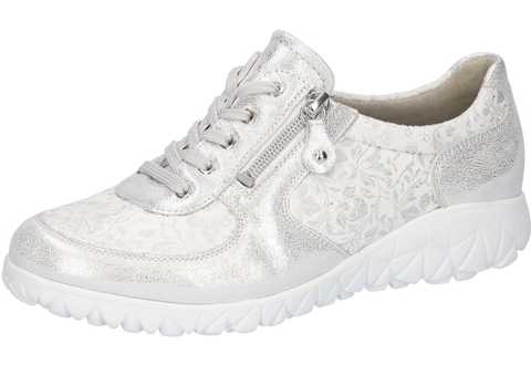 Waldläufer Halbschuh Havy silber weiß