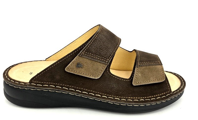 Finn Comfort Pantolette Psara Finn Mellow Slate Herren - Winzer Gesunde Schuhe