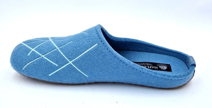 Haflinger Hausschuhe Everest Raya bleu Damen - Winzer Gesunde Schuhe