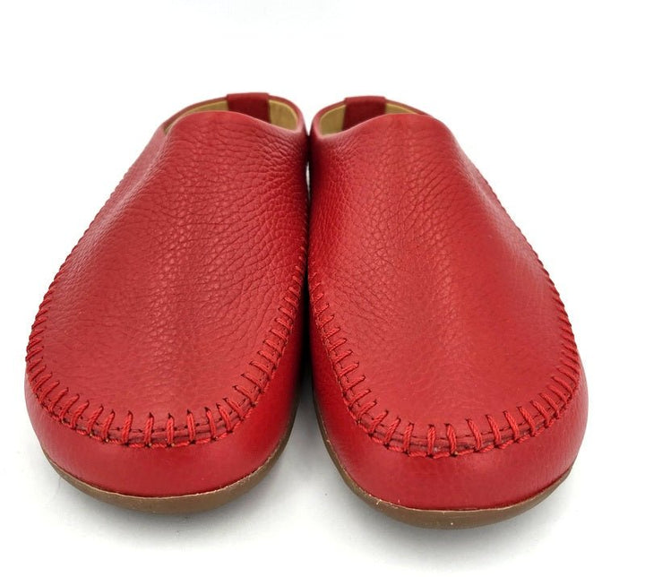 Haflinger Hausschuhe Leder Everest Softi paprika - Winzer Gesunde Schuhe
