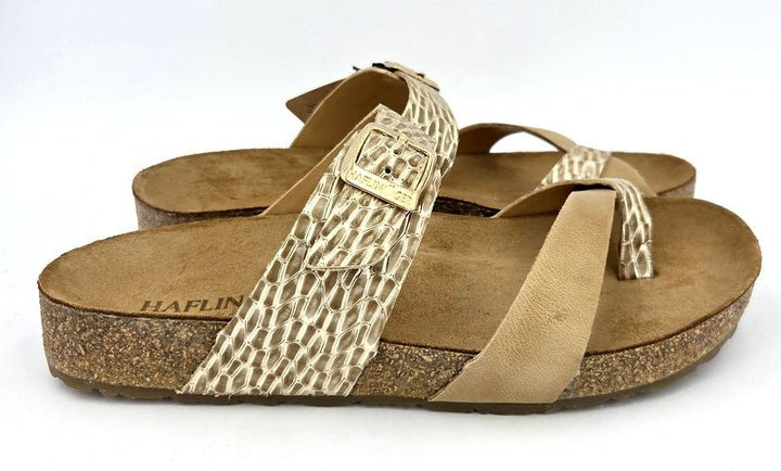 Haflinger Pantolette Bio Juno gold - Winzer Gesunde Schuhe