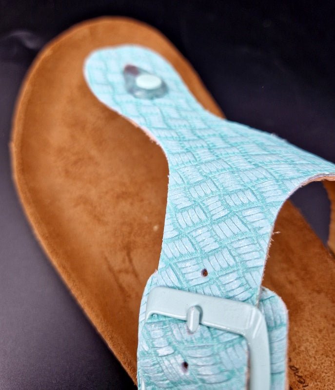 Haflinger Pantolette Bio Memphis mint - Winzer Gesunde Schuhe