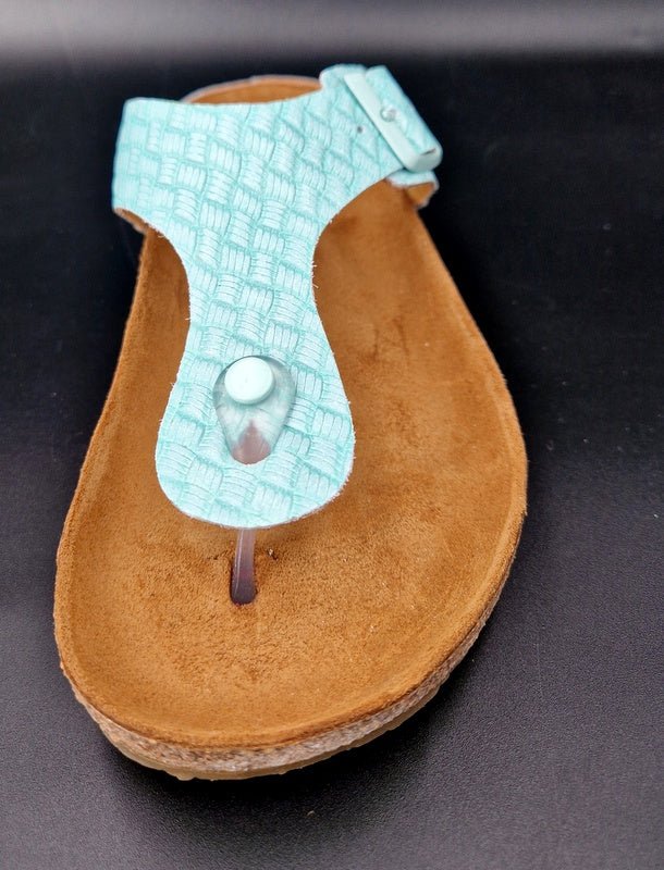 Haflinger Pantolette Bio Memphis mint - Winzer Gesunde Schuhe