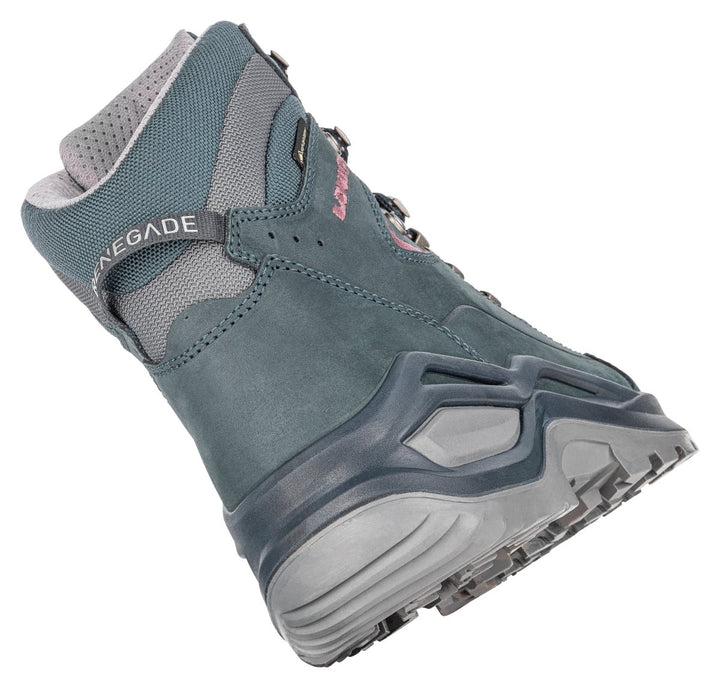 Lowa Renegade EvoGTX Mid Ws stahlblau/altrosa Damen - Winzer Gesunde Schuhe