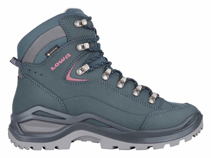 Lowa Renegade EvoGTX Mid Ws stahlblau/altrosa Damen - Winzer Gesunde Schuhe