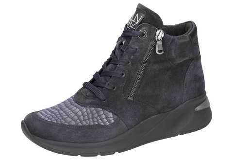 Waldläufer Stiefelette H - Dilara schwarz - Winzer Gesunde Schuhe