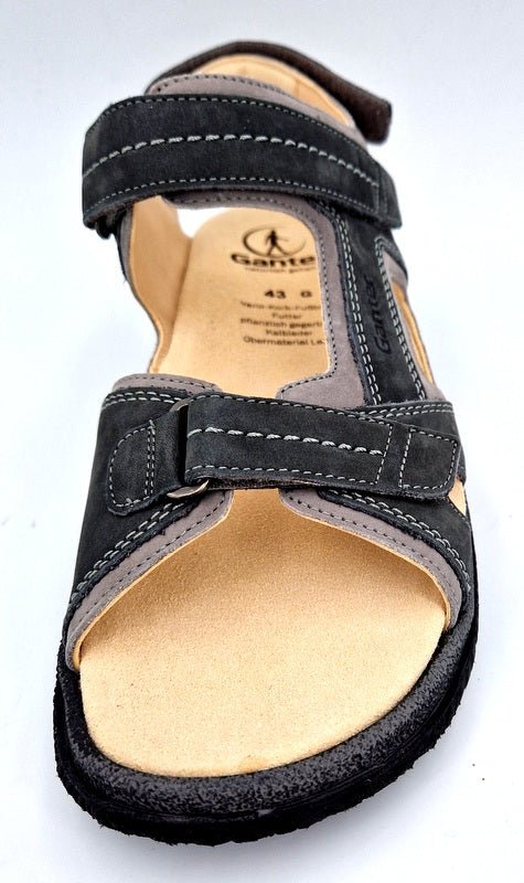 Ganter Sandalette Herren Giovanni darkgrey/ graphit - Winzer Gesunde Schuhe
