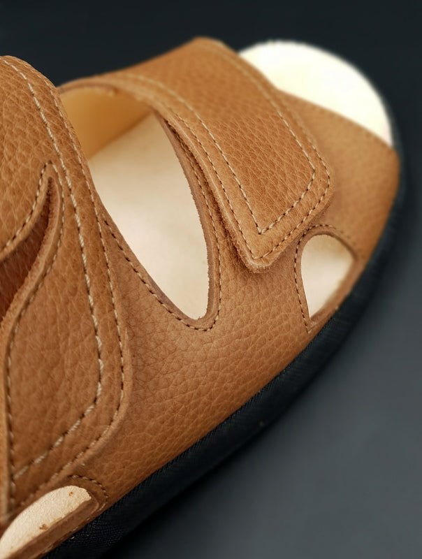 Ganter Sandalette Herren Harry nougat - Winzer Gesunde Schuhe