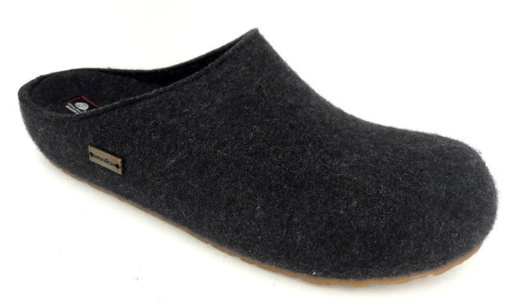 Haflinger Hausschuhe Grizzly Michel graphit - Winzer Gesunde Schuhe
