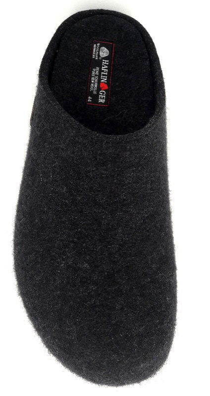 Haflinger Hausschuhe Grizzly Michel graphit - Winzer Gesunde Schuhe