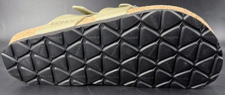 Rohde Zehentrenner Damen olive - Winzer Gesunde Schuhe