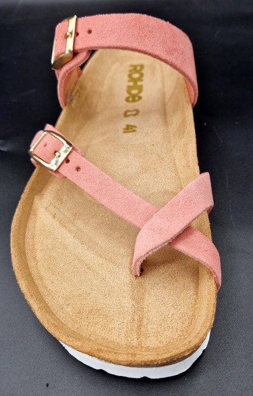 Rohde Zehentrenner Damen Rose - Winzer Gesunde Schuhe