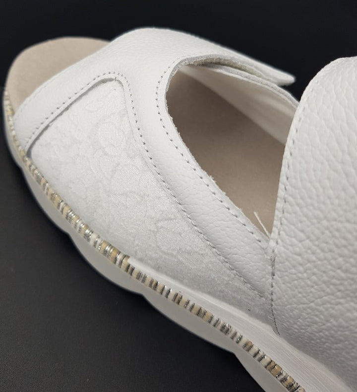 Waldläufer Sandalette K-Nelly weiß - Winzer Gesunde Schuhe