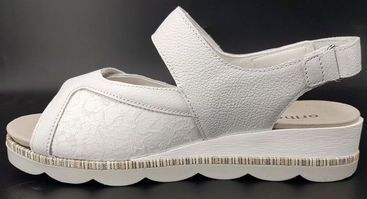 Waldläufer Sandalette K-Nelly weiß - Winzer Gesunde Schuhe