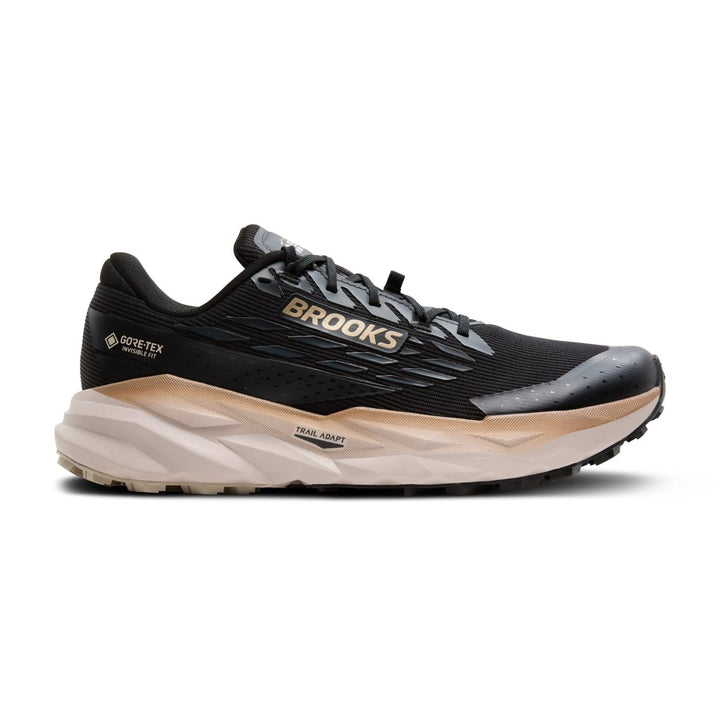 Brooks Cascadia 19 GTX Herren Black TRAIL - Winzer Gesunde Schuhe