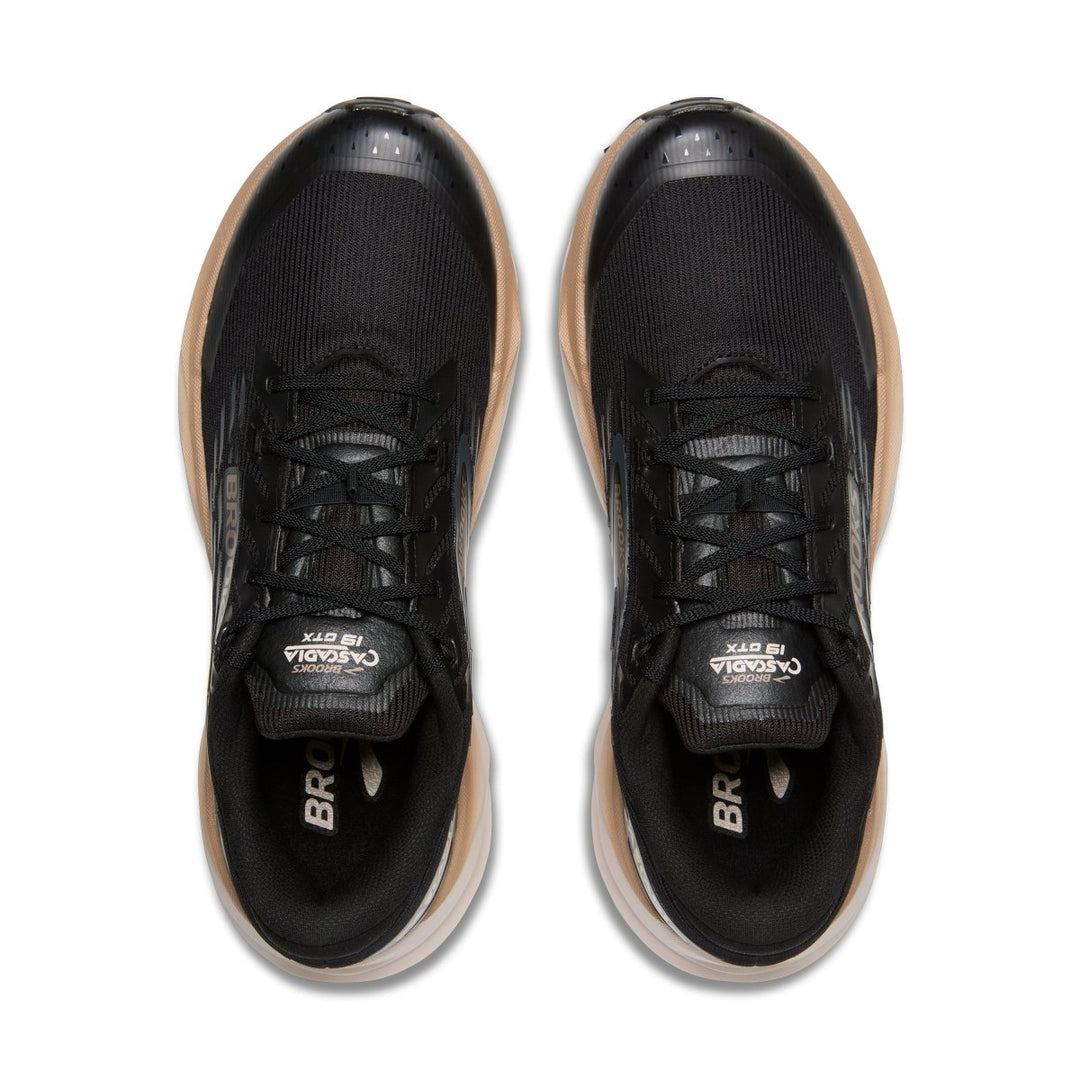 Brooks Cascadia 19 GTX Herren Black TRAIL - Winzer Gesunde Schuhe