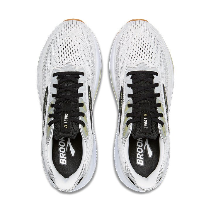 Brooks Ghost 17 Herren White/black/Tea - Winzer Gesunde Schuhe
