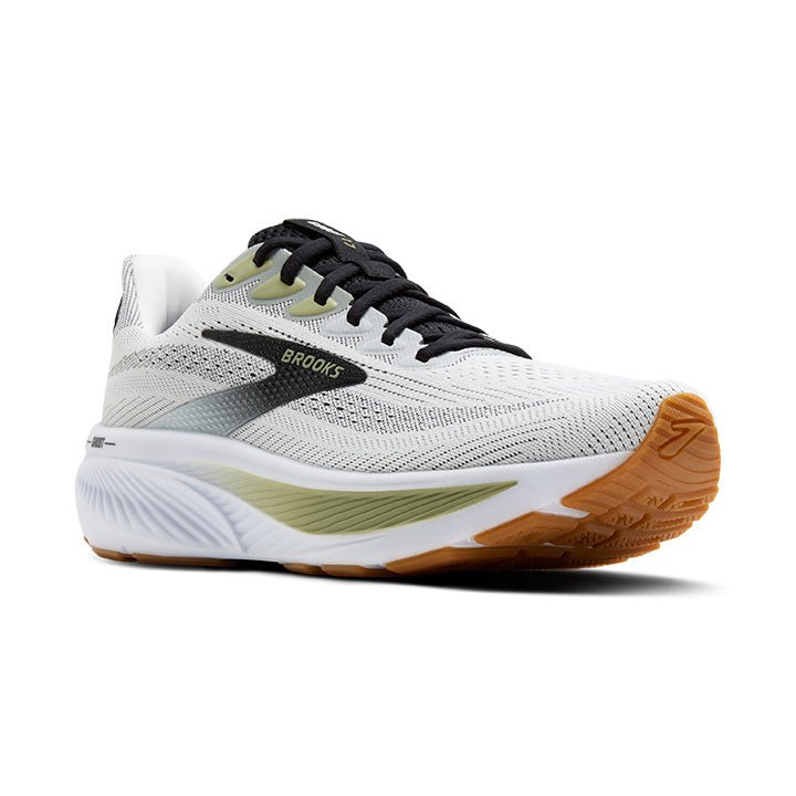 Brooks Ghost 17 Herren White/black/Tea - Winzer Gesunde Schuhe