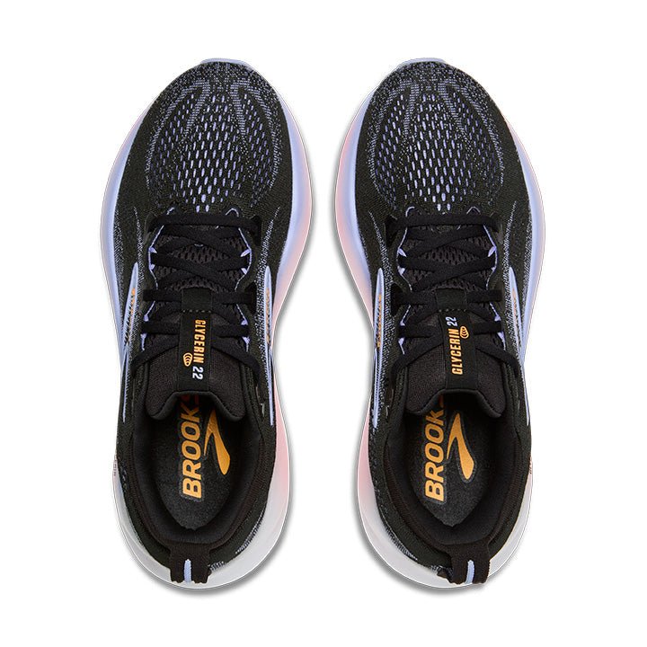 Brooks Glycerin 22 Damen Black/Blue Heron Run&Walk - Winzer Gesunde Schuhe