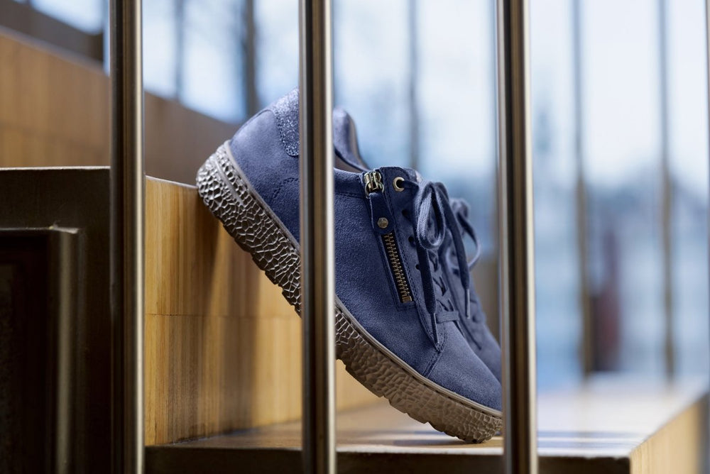 Hartjes Halbschuh Phil stahlblau Damen - Winzer Gesunde Schuhe
