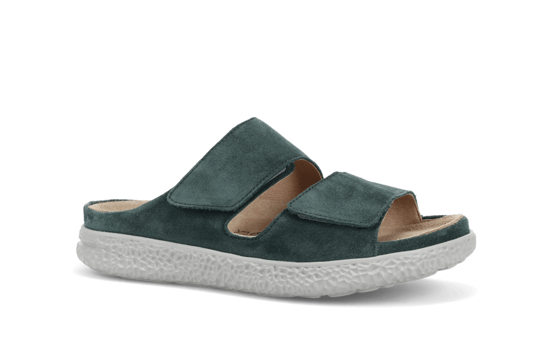 Hartjes Pantolette Groove Flaschengrün Damen - Winzer Gesunde Schuhe
