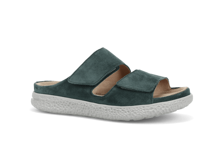 Hartjes Pantolette Groove Flaschengrün Damen - Winzer Gesunde Schuhe