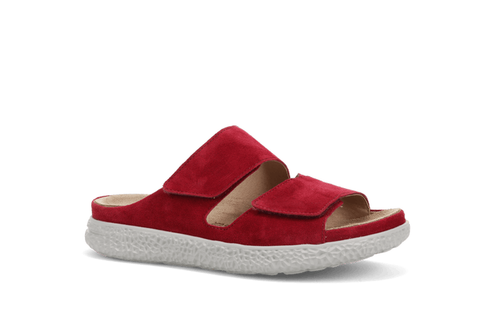 Hartjes Pantolette Groove Kardinalrot Damen - Winzer Gesunde Schuhe