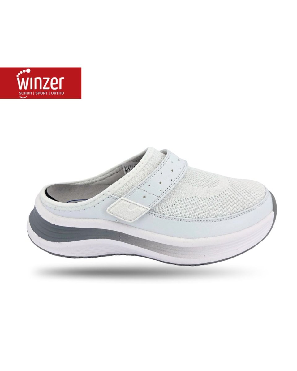 OrthoFeet Iris Pantolette weiß Damen - Winzer Gesunde Schuhe
