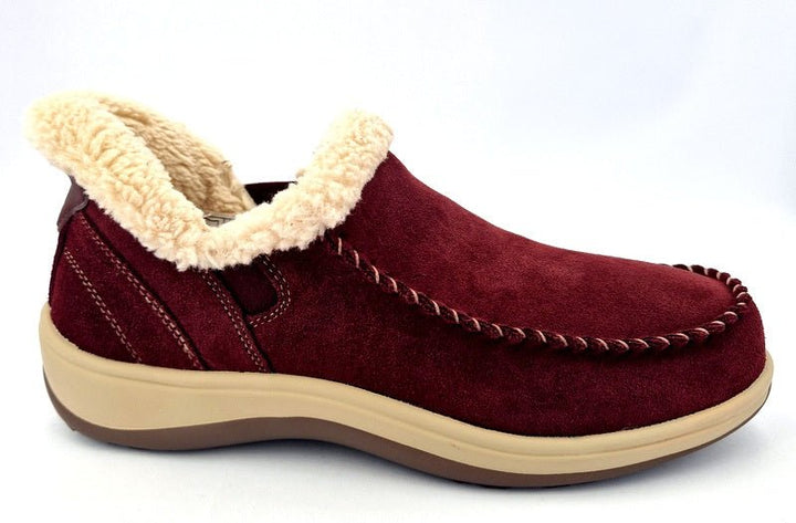 Orthofeet Lorin Handsfree Hausschuhe cherry - Winzer Gesunde Schuhe