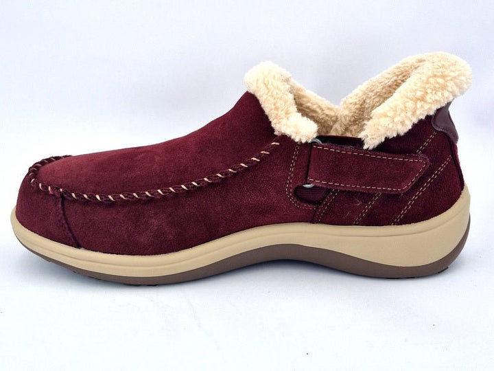 Orthofeet Lorin Handsfree Hausschuhe cherry - Winzer Gesunde Schuhe