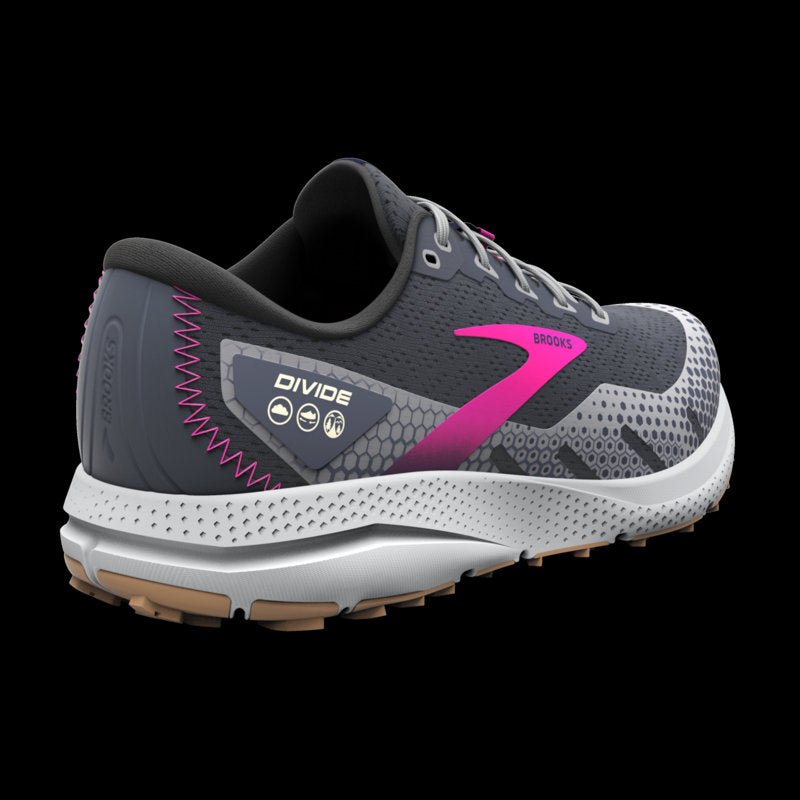 Brooks Divide 3 woman Ebony/Grey/Pink - Winzer Gesunde Schuhe