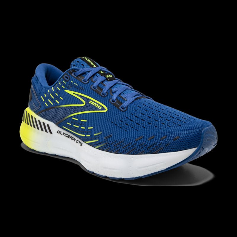 Brooks Glycerin GTS 20 Blue/Nightlife/white - Winzer Gesunde Schuhe