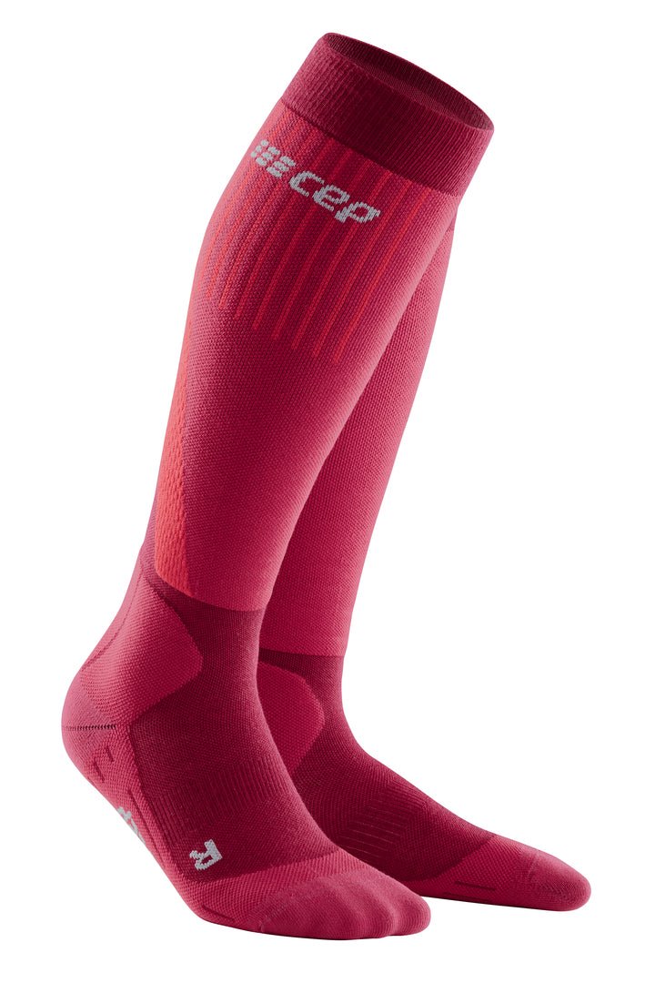 CEP Cold Weather Socks Damen red - Winzer Gesunde Schuhe
