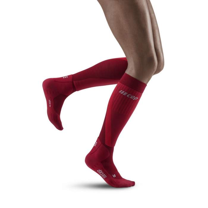 CEP Cold Weather Socks Damen red - Winzer Gesunde Schuhe