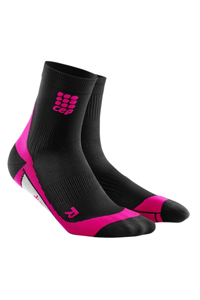 CEP Short Socks women black-pink - Winzer Gesunde Schuhe