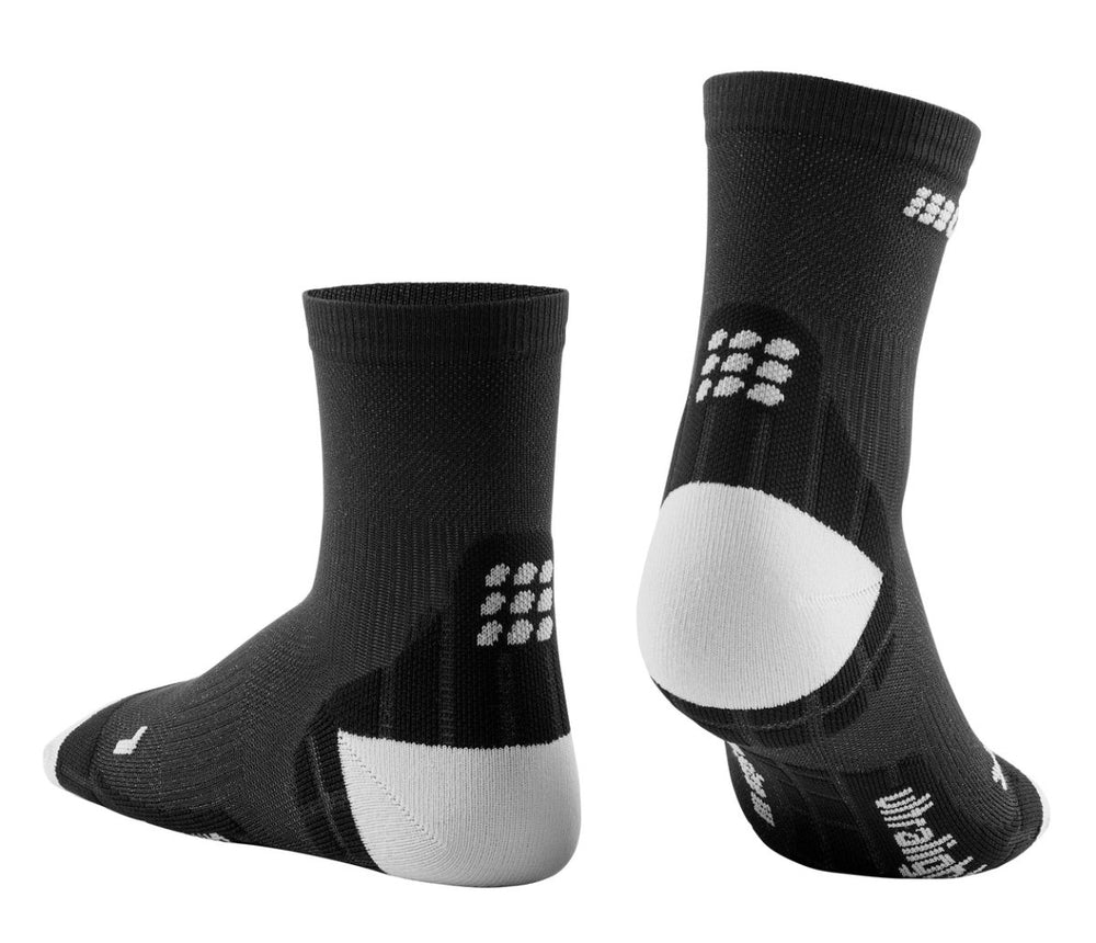 CEP ultralight compression Short Socks men black-lightgrey - Winzer Gesunde Schuhe