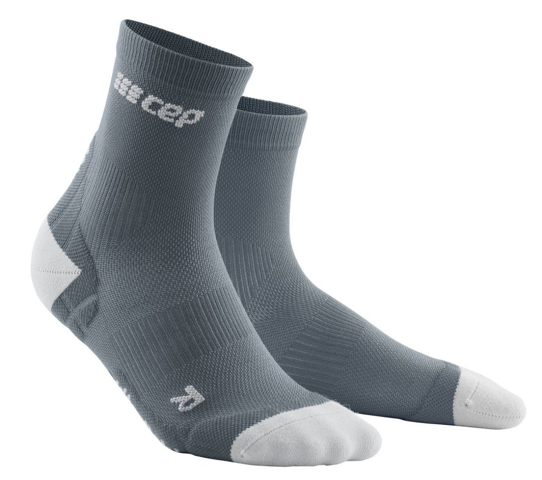 CEP ultralight compression Short Socks men grey-lightgrey - Winzer Gesunde Schuhe