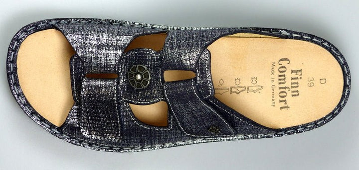 FinnComfort Pantolette Pattaya metall - Winzer Gesunde Schuhe
