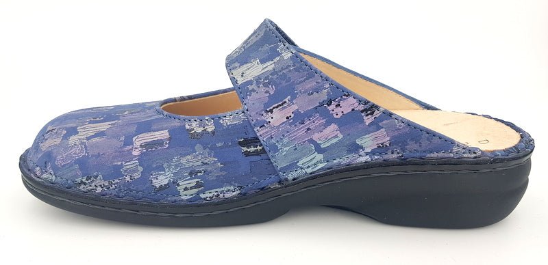 FinnComfort Pantolette Stanford Seablue - Winzer Gesunde Schuhe