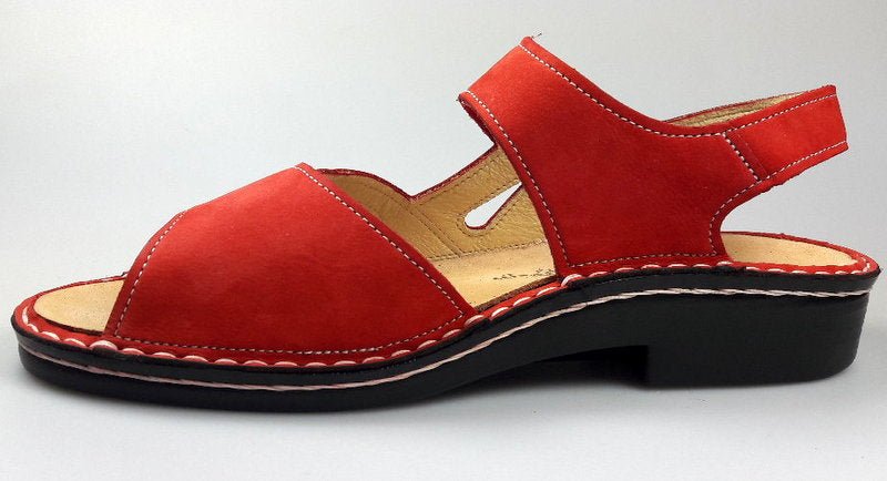 FinnComfort Sandalette Costa rot - Winzer Gesunde Schuhe