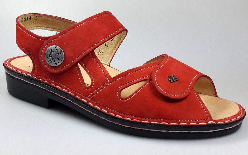 FinnComfort Sandalette Costa rot - Winzer Gesunde Schuhe