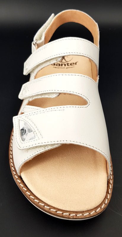 Ganter Sandalette Hera offwhite - Winzer Gesunde Schuhe