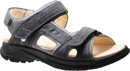 Ganter Sandalette Herren Giovanni darkgrey/ graphit - Winzer Gesunde Schuhe