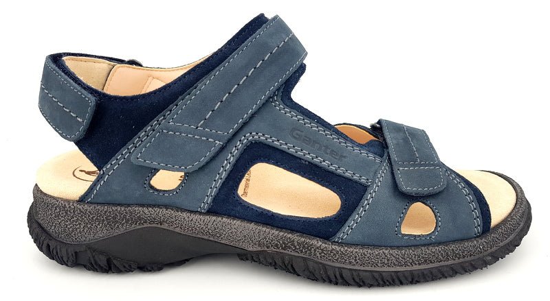 Ganter Sandalette Herren Giovanni ink-Blue - Winzer Gesunde Schuhe