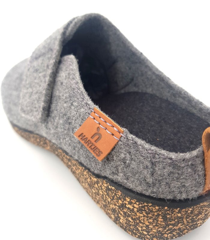 Hartjes Hausschuh Feel Good grau - Winzer Gesunde Schuhe