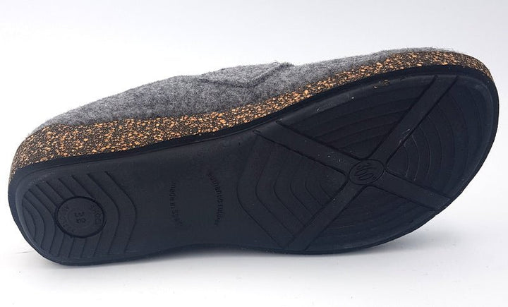 Hartjes Hausschuh Feel Good grau - Winzer Gesunde Schuhe