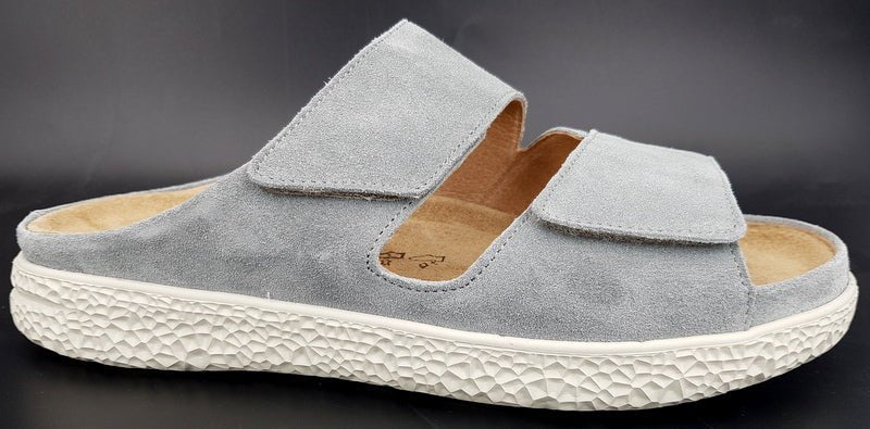 Hartjes Pantolette Groove Aluminium - Winzer Gesunde Schuhe
