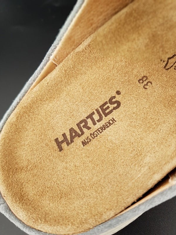 Hartjes Pantolette Groove Aluminium - Winzer Gesunde Schuhe