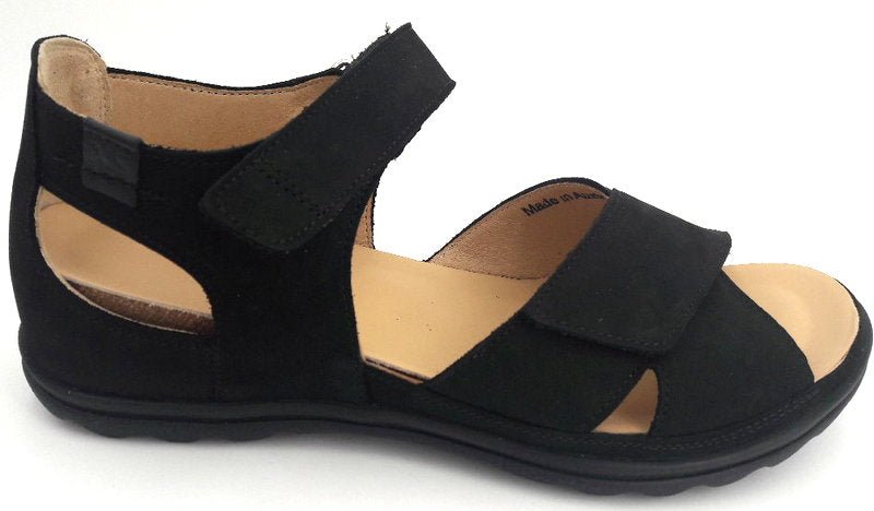 Hartjes Sandalette Breeze 2 Römer schwarz - Winzer Gesunde Schuhe