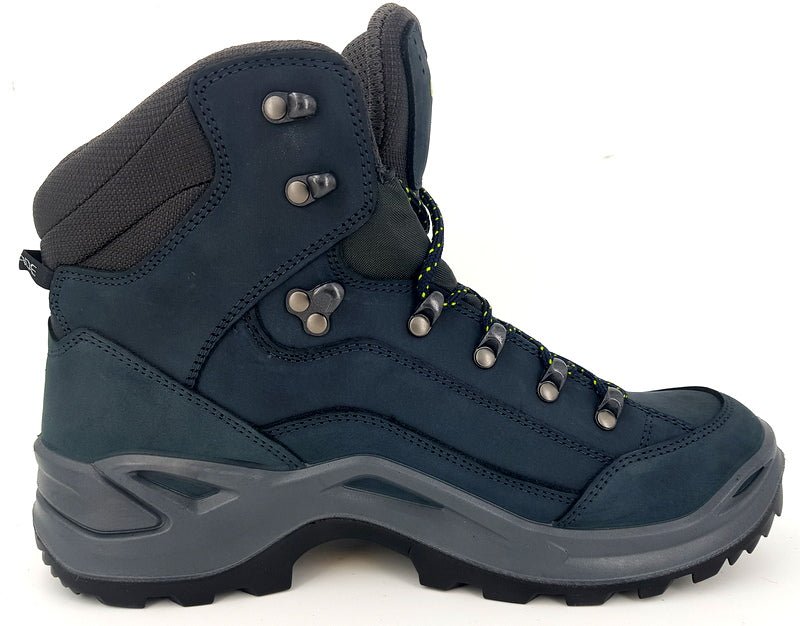 Lowa Renegade GTX MID dunkelblau-limone - Winzer Gesunde Schuhe